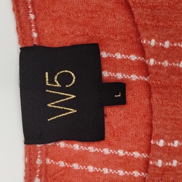 Anthropologie W5 Red Dotted Top Size Large - Picture 6 of 10